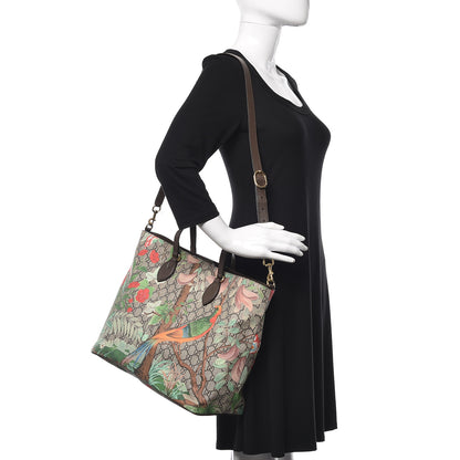 Gucci Soft GG Supreme Monogram Tian Medium Crossbody Tote Beige Multicolor New Acero 2 of 11