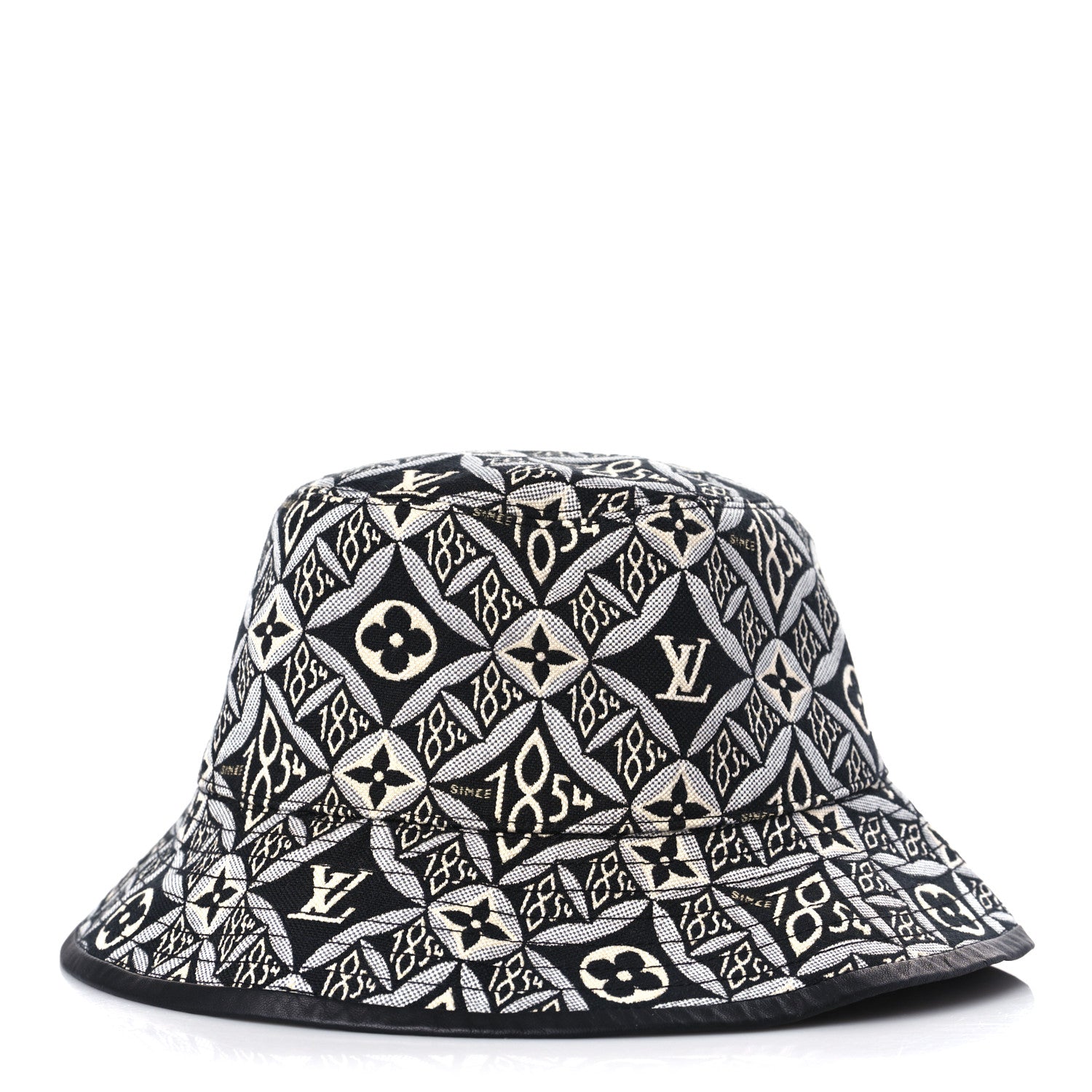 Louis Vuitton Jacquard Since 1854 Bucket Hat S Grey 1 of 7