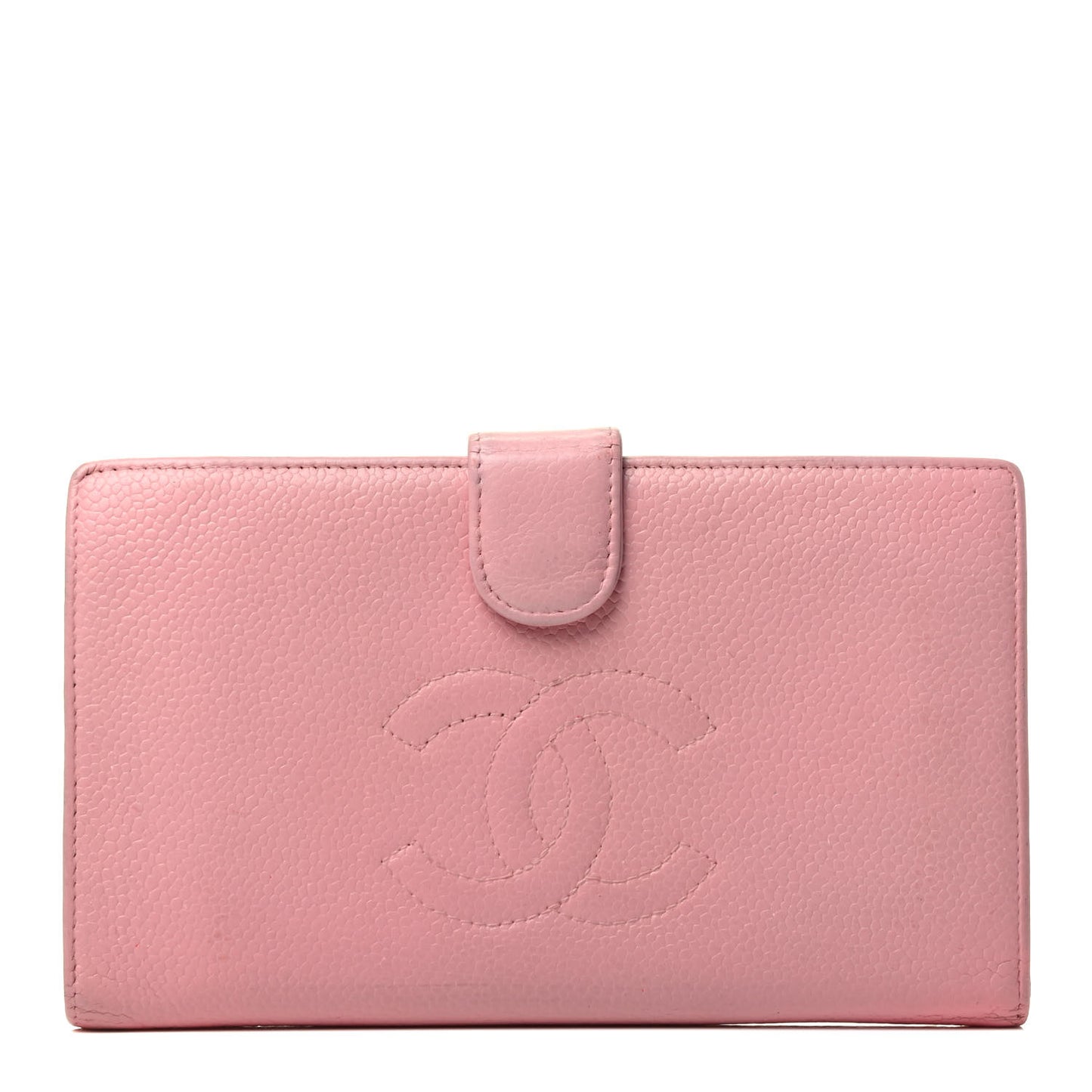 Caviar Timeless CC French Wallet Pink