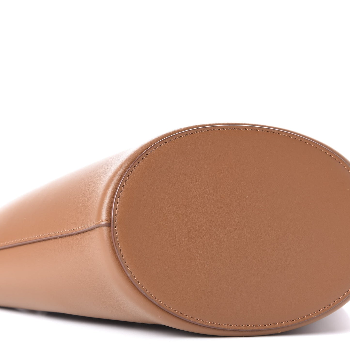 Calfskin Small Basket Tote Clay