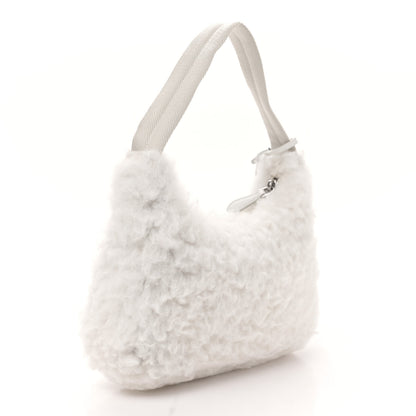 Prada Cashmere Mini Re-Edition 2000 Bag Naturale 2 of 9