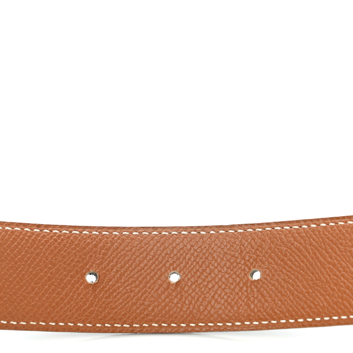 Hermes Ardennes Courchevel H Belt 65 Black Gold 4 of 10