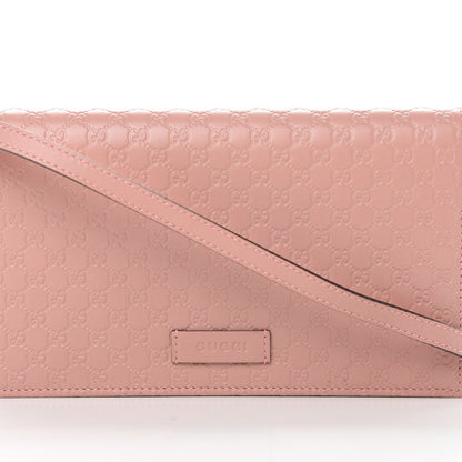 Gucci Microguccissima Crossbody Wallet Soft Pink 7 of 9