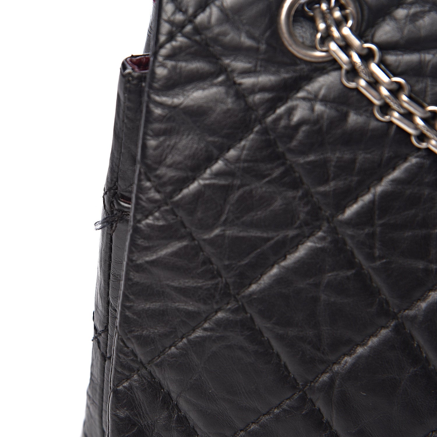 Chanel Aged Calfskin Quilted 2.55 Reissue 227 Flap Black 10 of 15