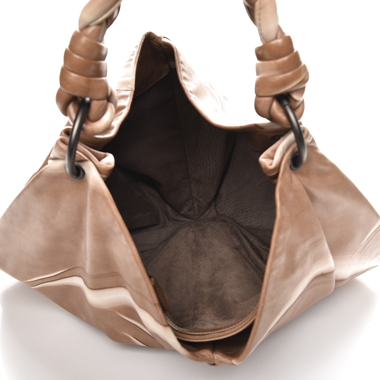 Bottega Veneta Intrecciato Nappa Aquilone Fortune Cookie Hobo Cigar 5 of 14