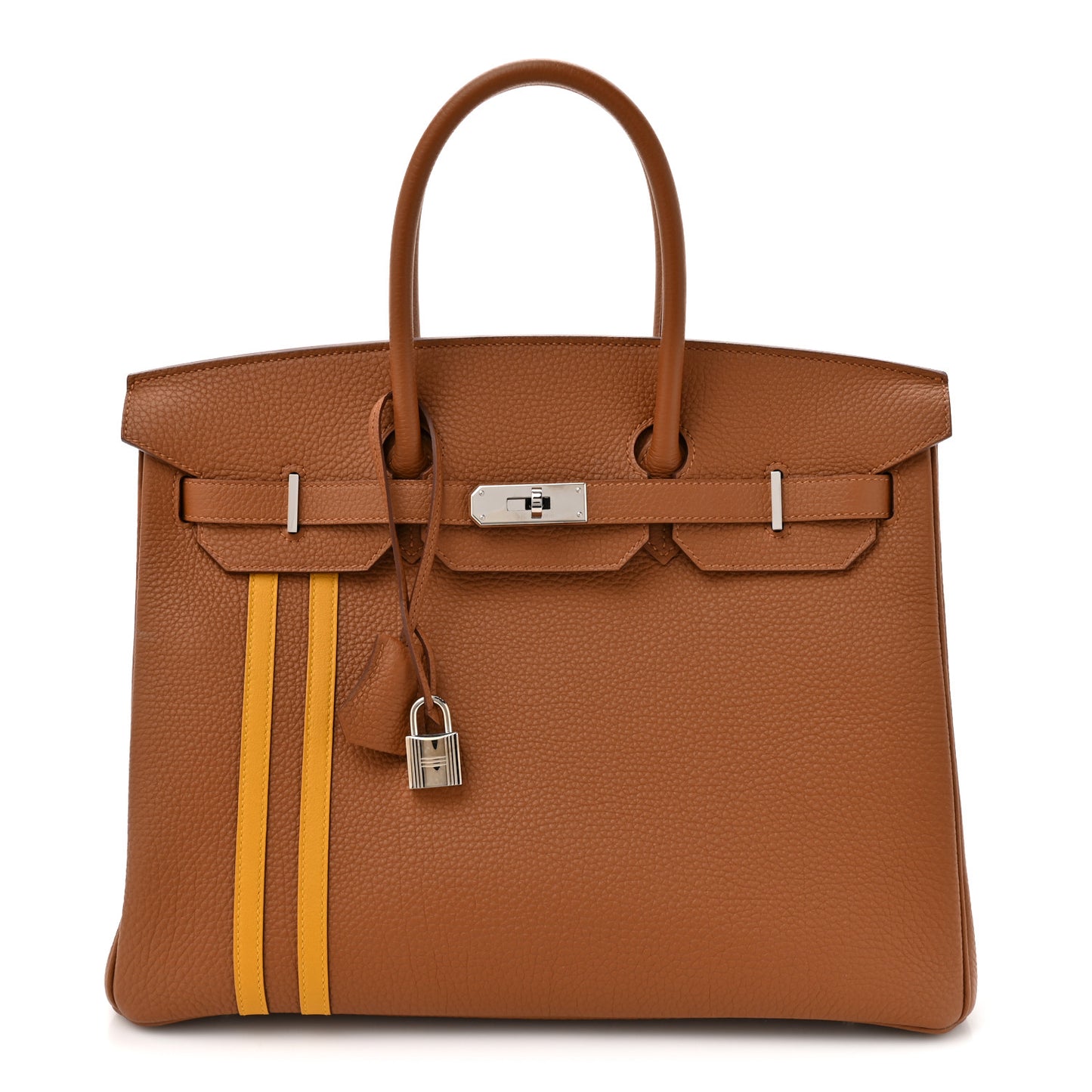 Togo Swift Officier Birkin 35 Gold Ambre