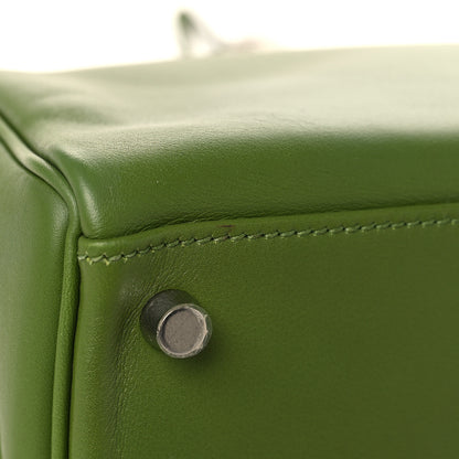 Hermes Swift Kelly Retourne 32 Pelouse 13 of 13