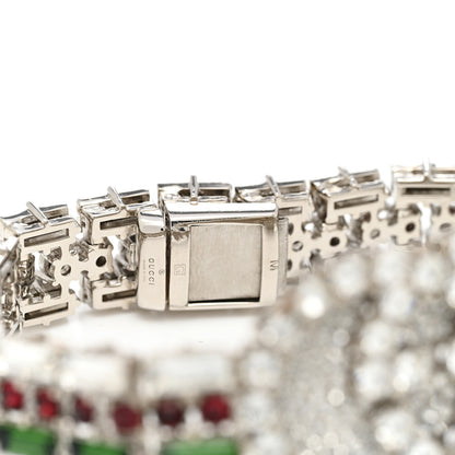 Gucci Crystals Double G Web Tennis Bracelet M Multicolor 4 of 4
