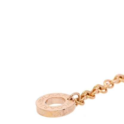 Bulgari 18K Rose Gold Black Ceramic B.Zero1 Pendant Necklace 5 of 6