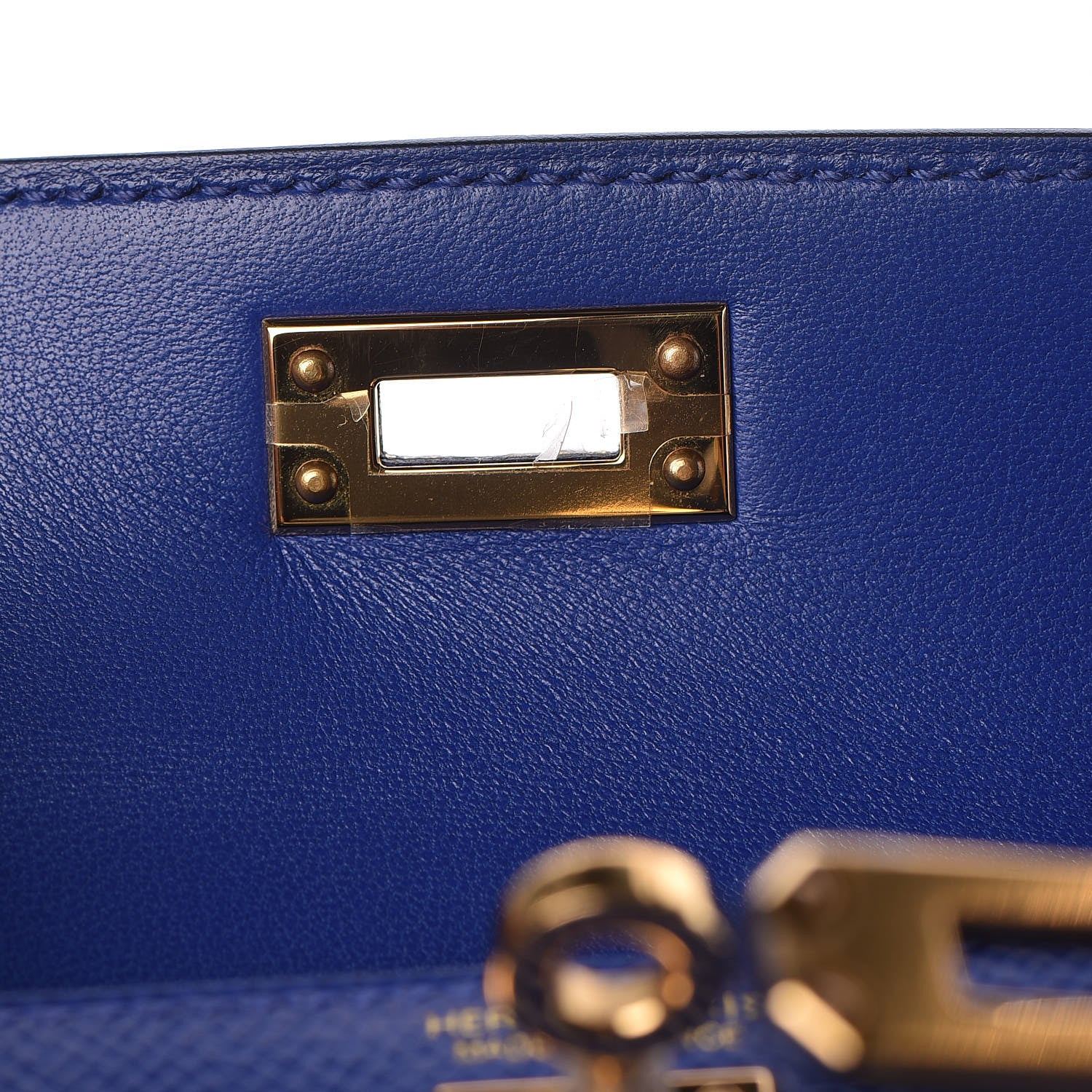 Hermes Epsom Mini Kelly Sellier 20 Bleu Electrique 19 of 29
