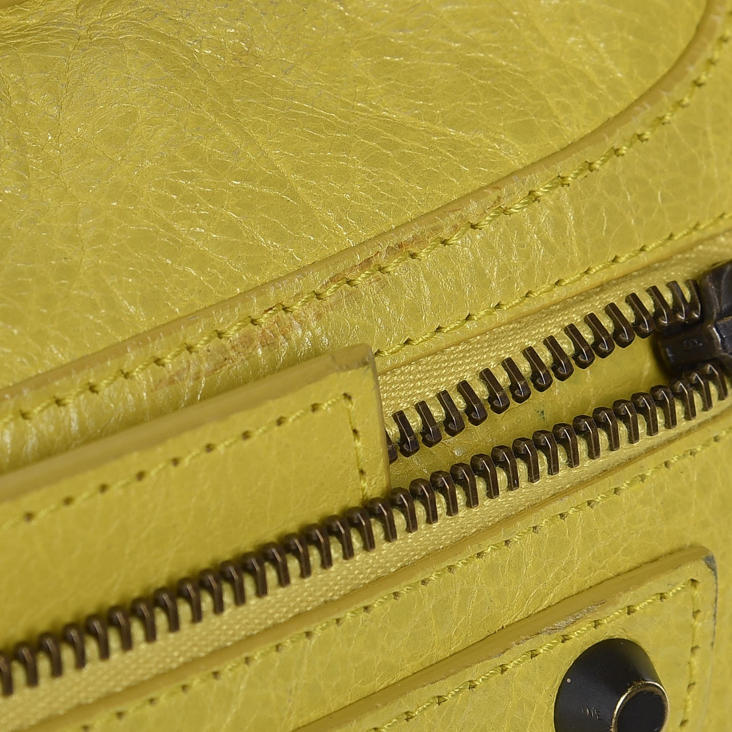 Balenciaga Agneau Classic Hardware City Curry 15 of 19