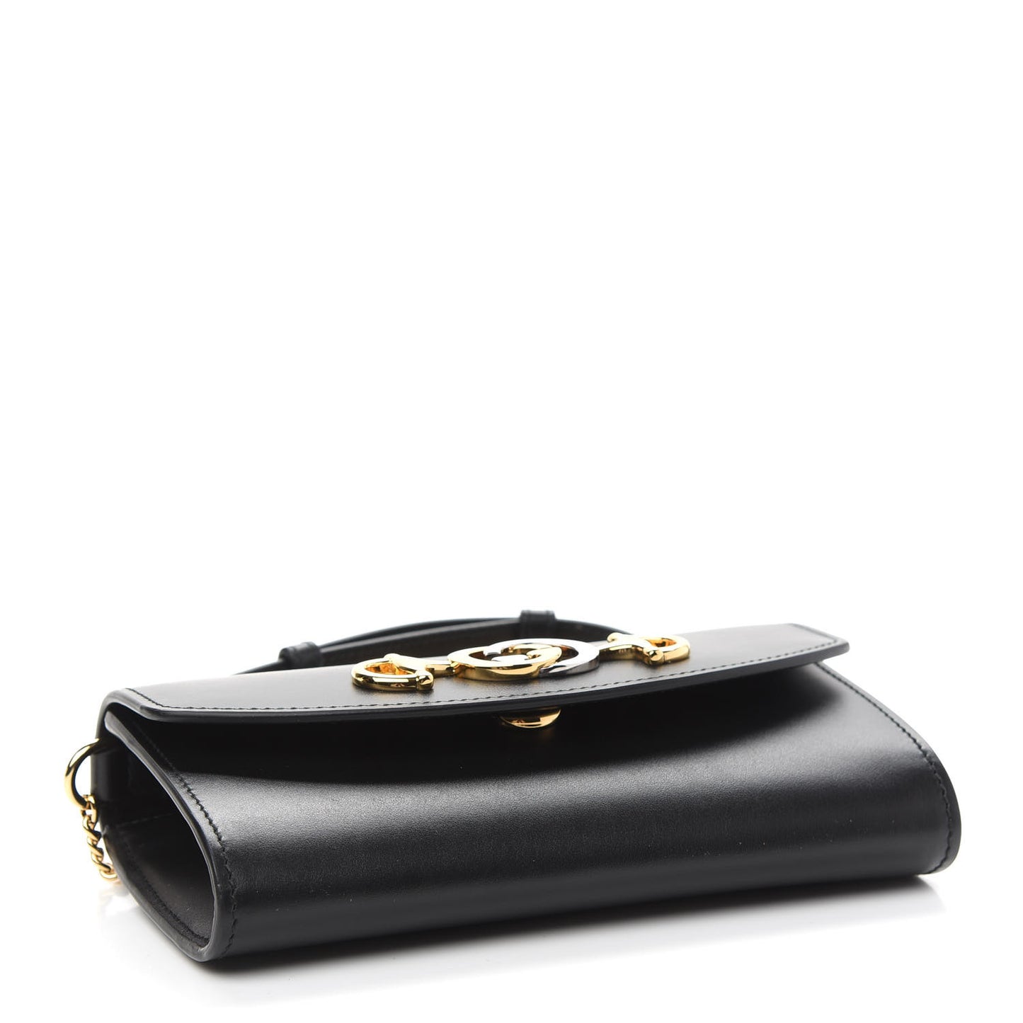 Smooth Calfskin Mini Zumi Shoulder Bag Black