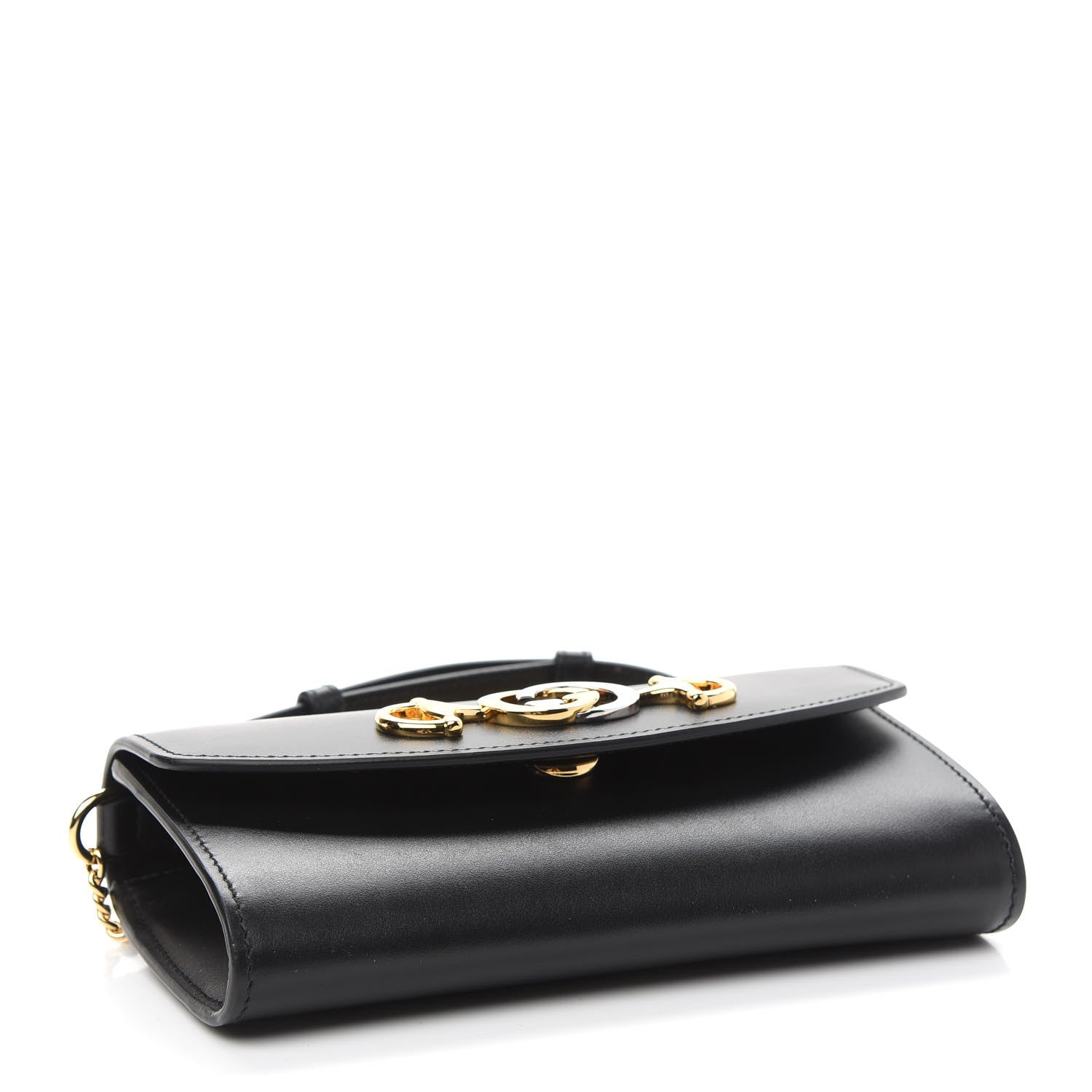 Gucci Smooth Calfskin Mini Zumi Shoulder Bag Black 4 of 9