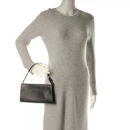 Louis Vuitton Epi Pochette Accessories 24 Black 2 of 8