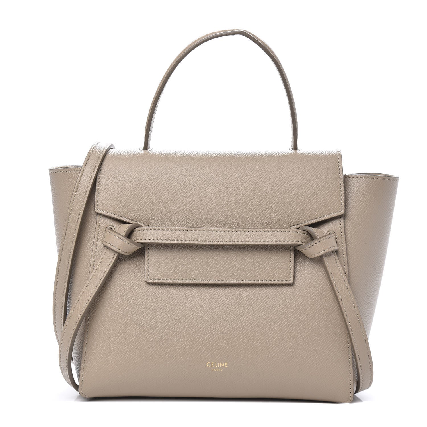 Celine Grained Calfskin Nano Belt Bag Light Taupe 1 of 10