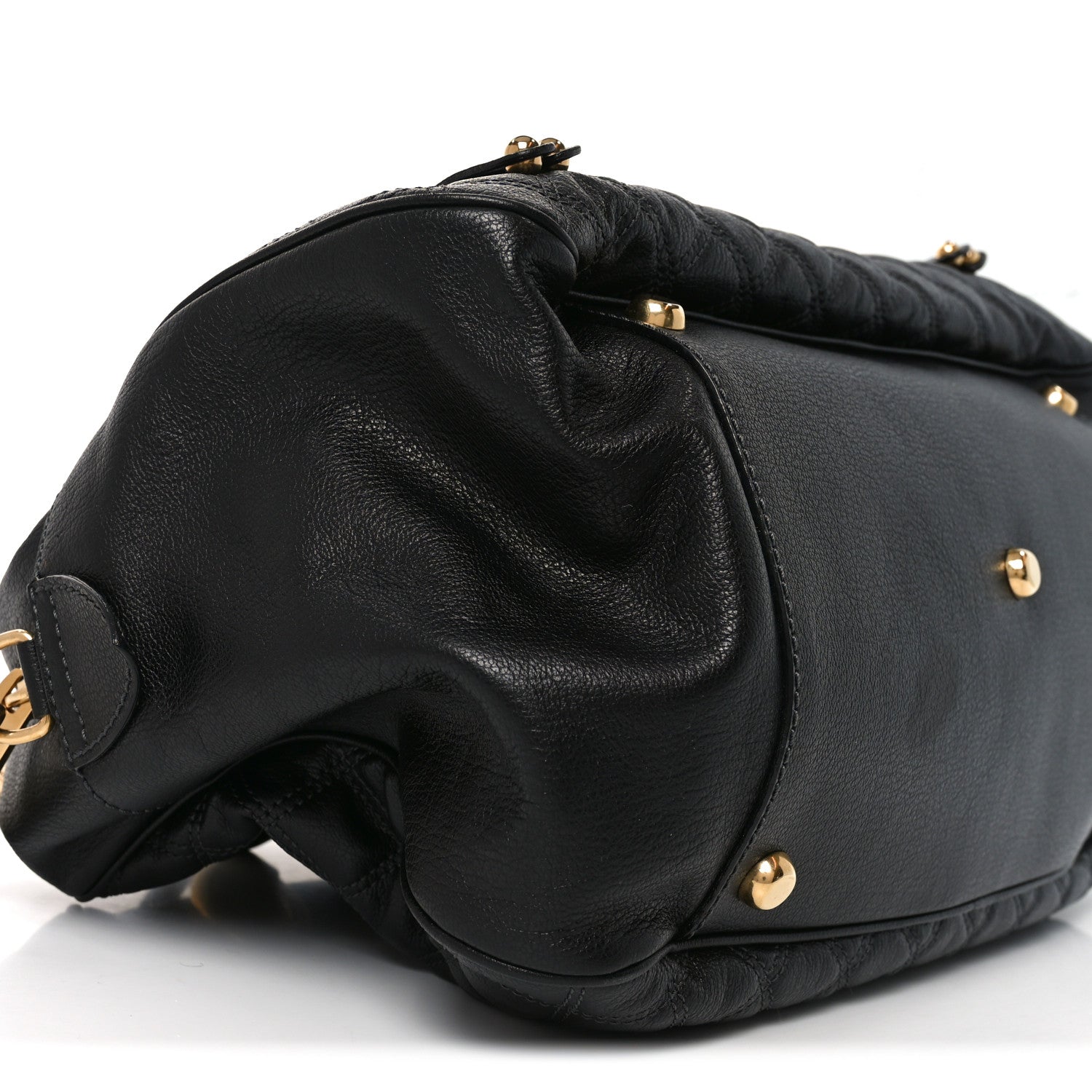 Marc Jacobs Calfskin Quilted Dita Duffle Bag Black 7 of 8