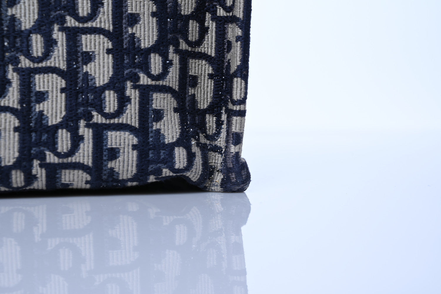 Christian Dior Oblique Large Book Tote Blue Multicolor 12 of 15