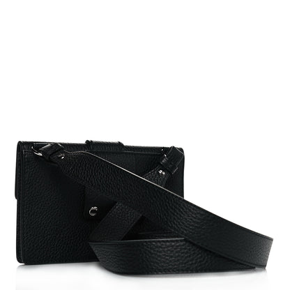Fendi Cuoio Romano Selleria Baguette Belt Pouch Black 3 of 12