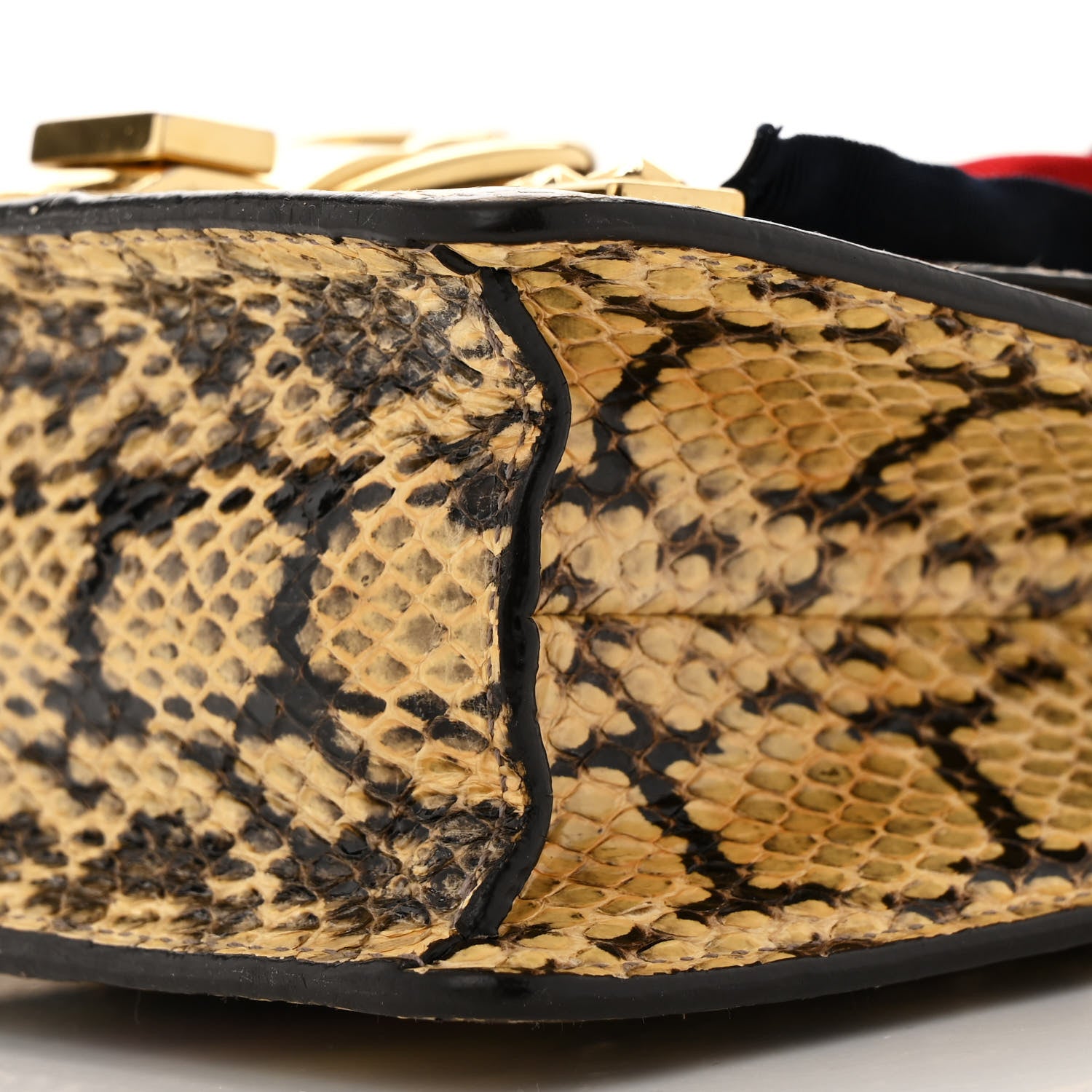 Gucci Snakeskin Mini Sylvie Chain Shoulder Bag Roccia 10 of 17
