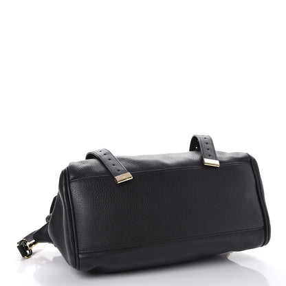 Mulberry Soft Small Grain Calfskin Alexa Rivet Satchel Black 4 of 9