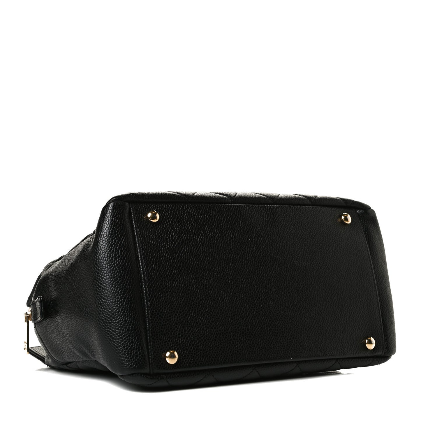 Caviar Quilted Petit Timeless Tote PTT Black