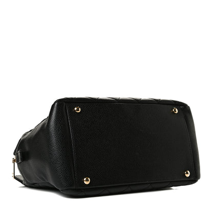 Chanel Caviar Quilted Petit Timeless Tote PTT Black 4 of 14