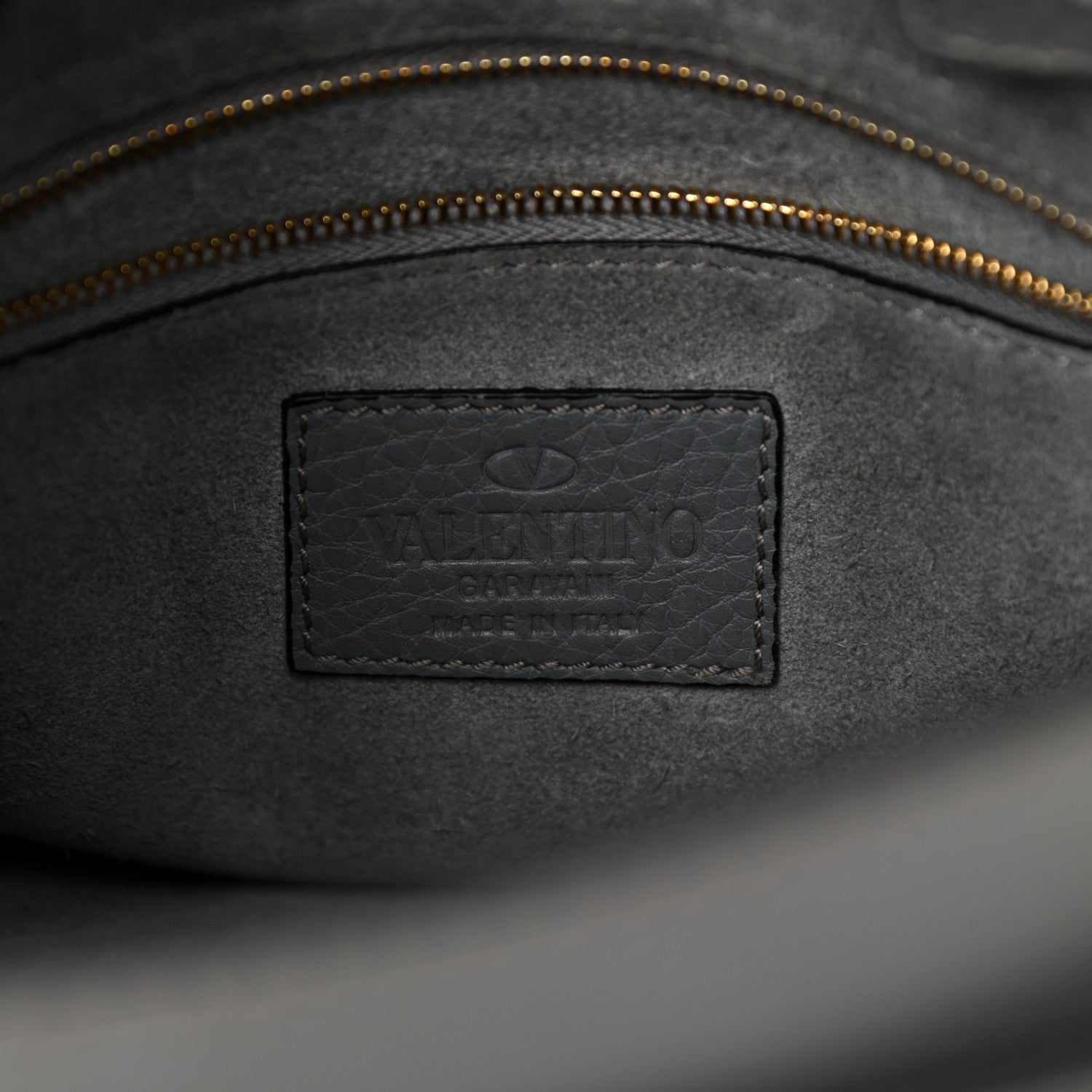 Valentino Garavani Grained Calfskin Small My Rockstud Frame Bag Gray 6 of 12