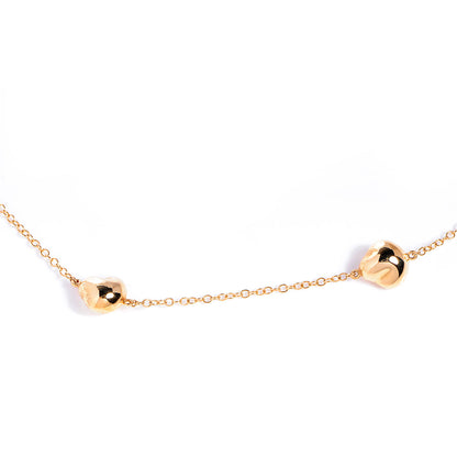 Tiffany 18k Yellow Gold Elsa Peretti Nuggets by the Yard Necklace 3 of 5