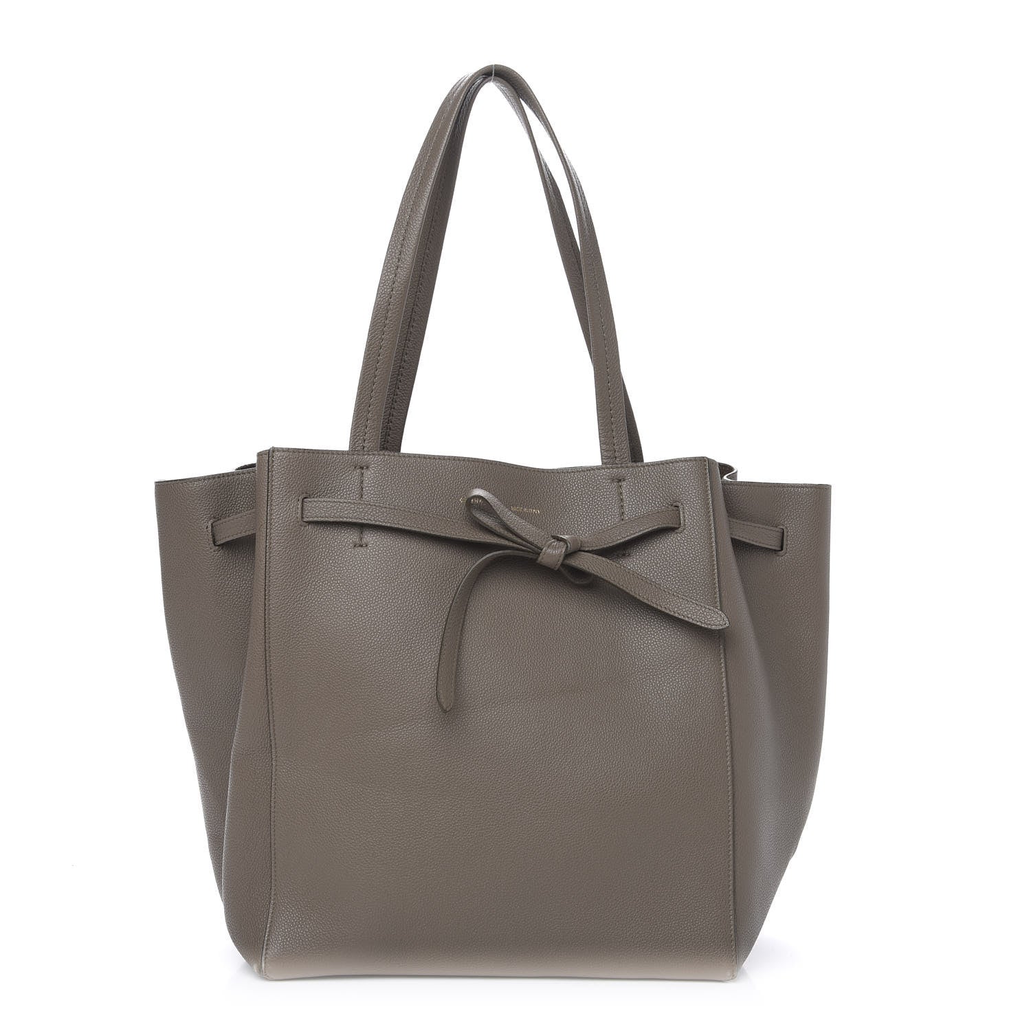 Celine Soft Grained Calfskin Small Belt Cabas Phantom Taupe 1 of 11