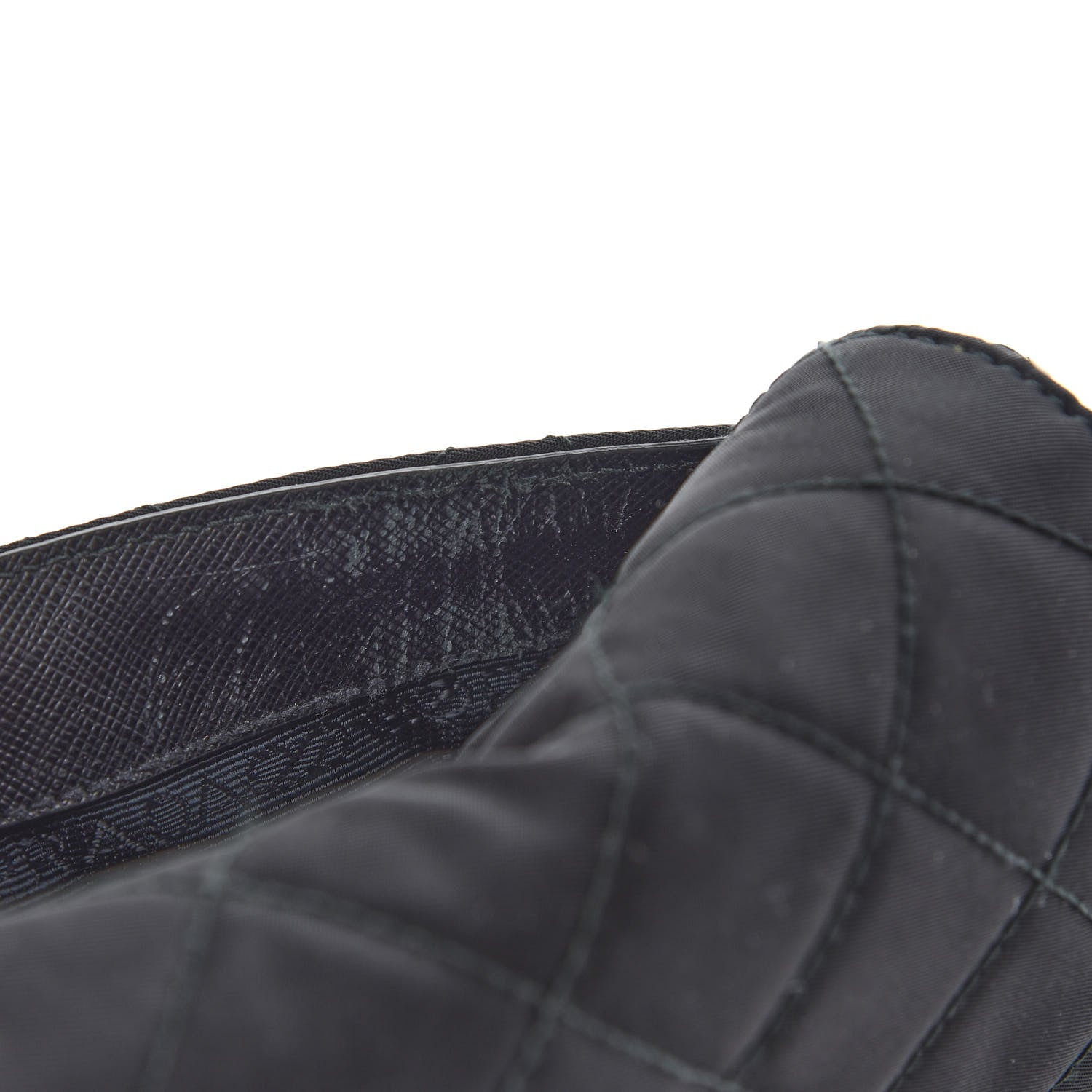 Prada Nylon Tessuto Impuntu Quilted Flap Black 10 of 11