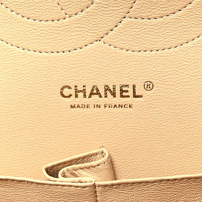 Chanel Caviar Quilted Jumbo Double Flap Light Beige 6 of 10