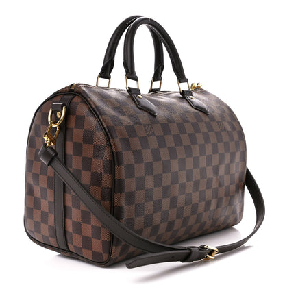 Louis Vuitton Damier Ebene Speedy Bandouliere 30 3 of 9