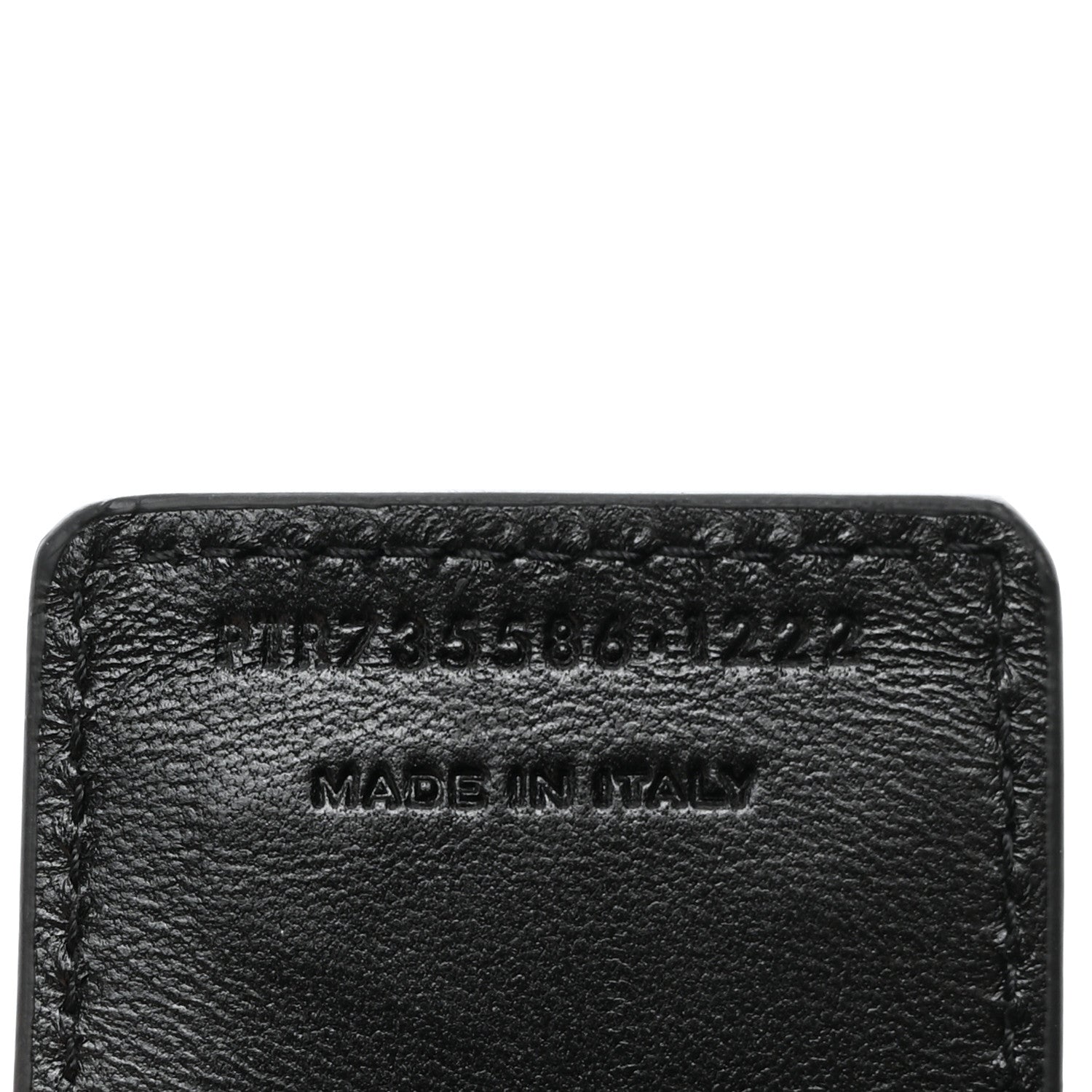 Saint Laurent Calfskin Monogram Deli Paper Bag Vintage Black 7 of 7