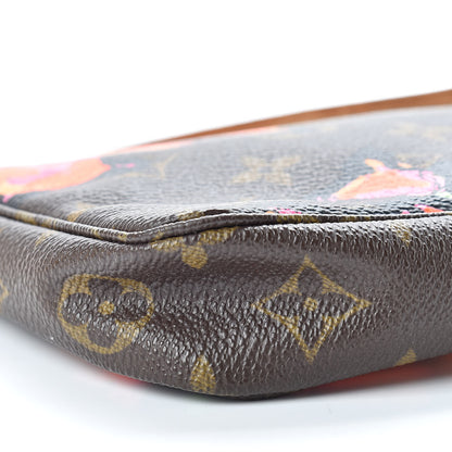 Louis Vuitton Monogram Roses Pochette Accessories 9 of 11