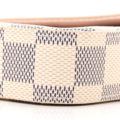 Louis Vuitton Damier Azur Pochette Felicie Chain Wallet Rose Ballerine 12 of 12