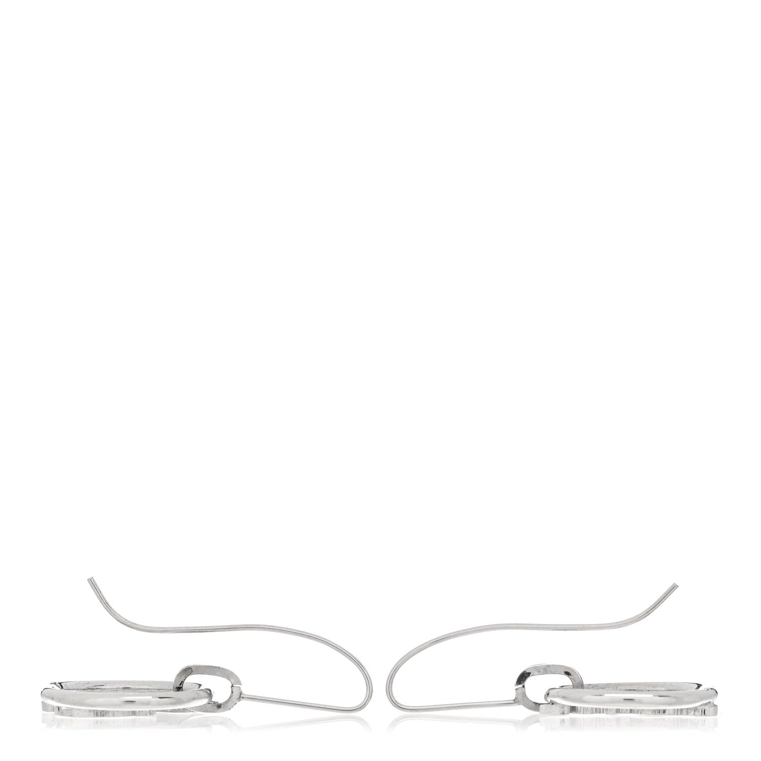 アクセサリー Christian Dior Logo Silver Earrings Christian Dior Silver Logo Drop Earrings | Rent Christian