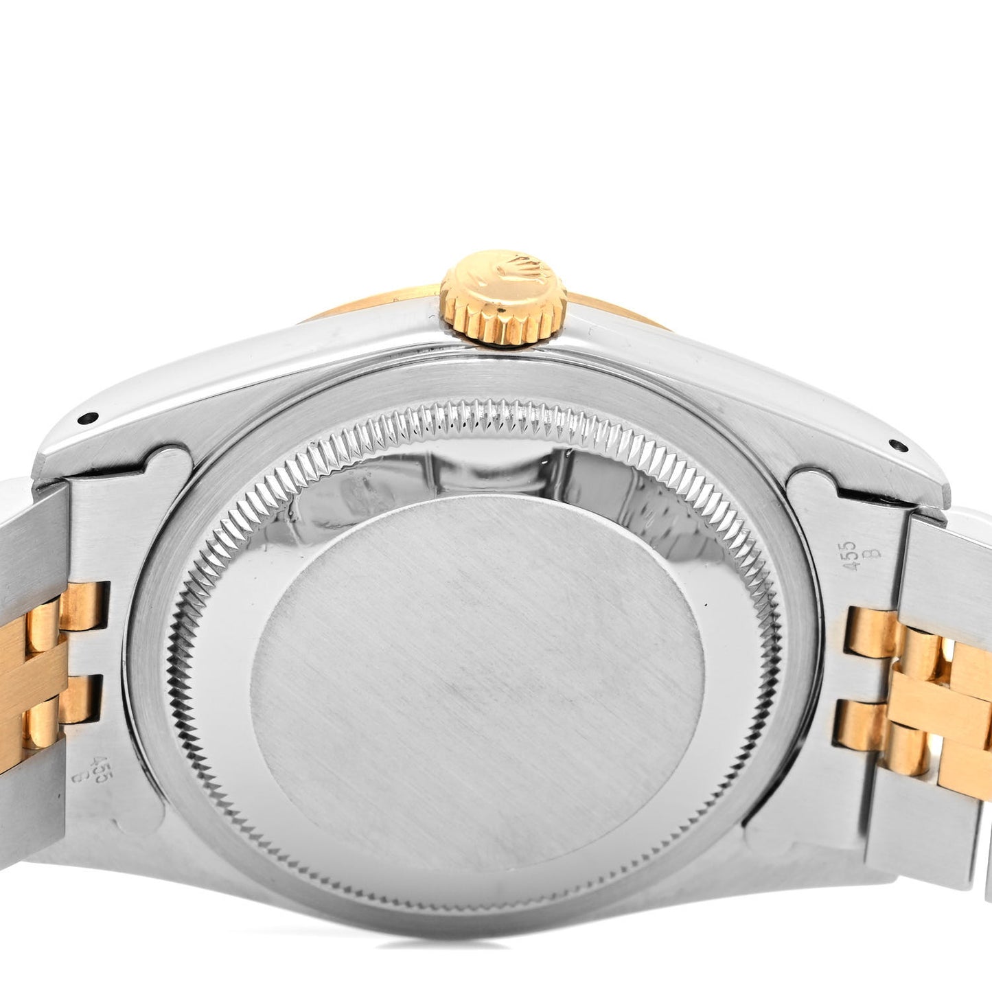 Stainless Steel 18K Yellow Gold 36mm Oyster Perpetual Datejust Watch White Roman 16233