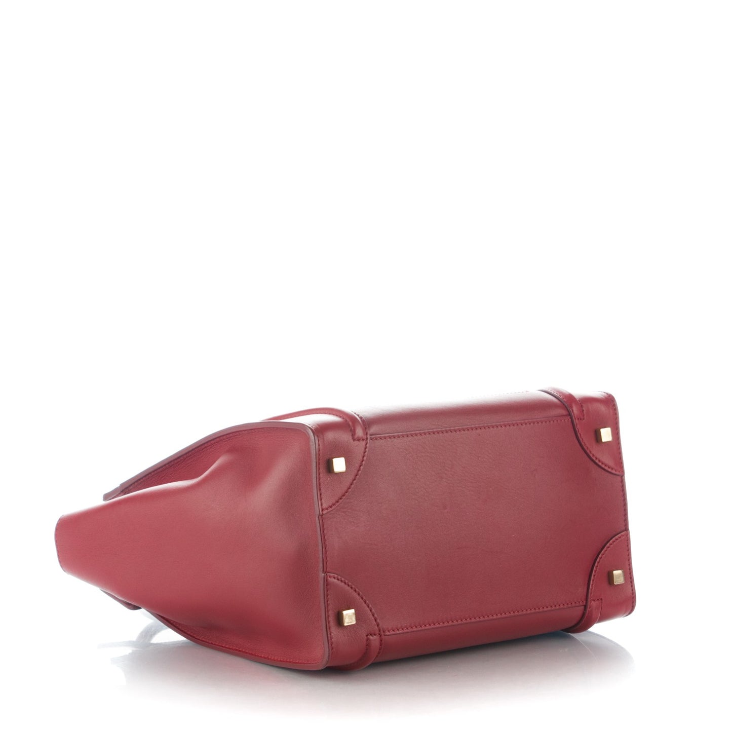 Smooth Calfskin Mini Luggage Burgundy