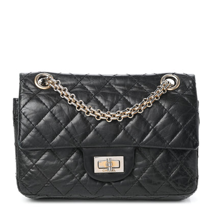 Chanel Aged Calfskin Quilted 2.55 Reissue 224 Flap Black 1 of 9