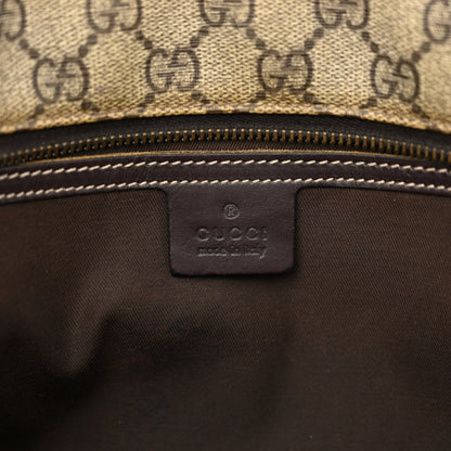 Gucci GG Supreme Monogram Small Joy Tote Dark Brown 6 of 15