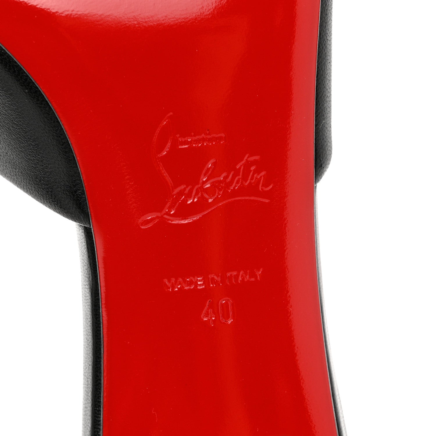 Christian Louboutin Nappa Me Dolly 85 Sandals 40 Black 6 of 8