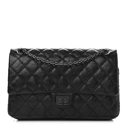 Chanel Aged Calfskin Quilted 2.55 Reissue 226 Flap So Black 1 of 11