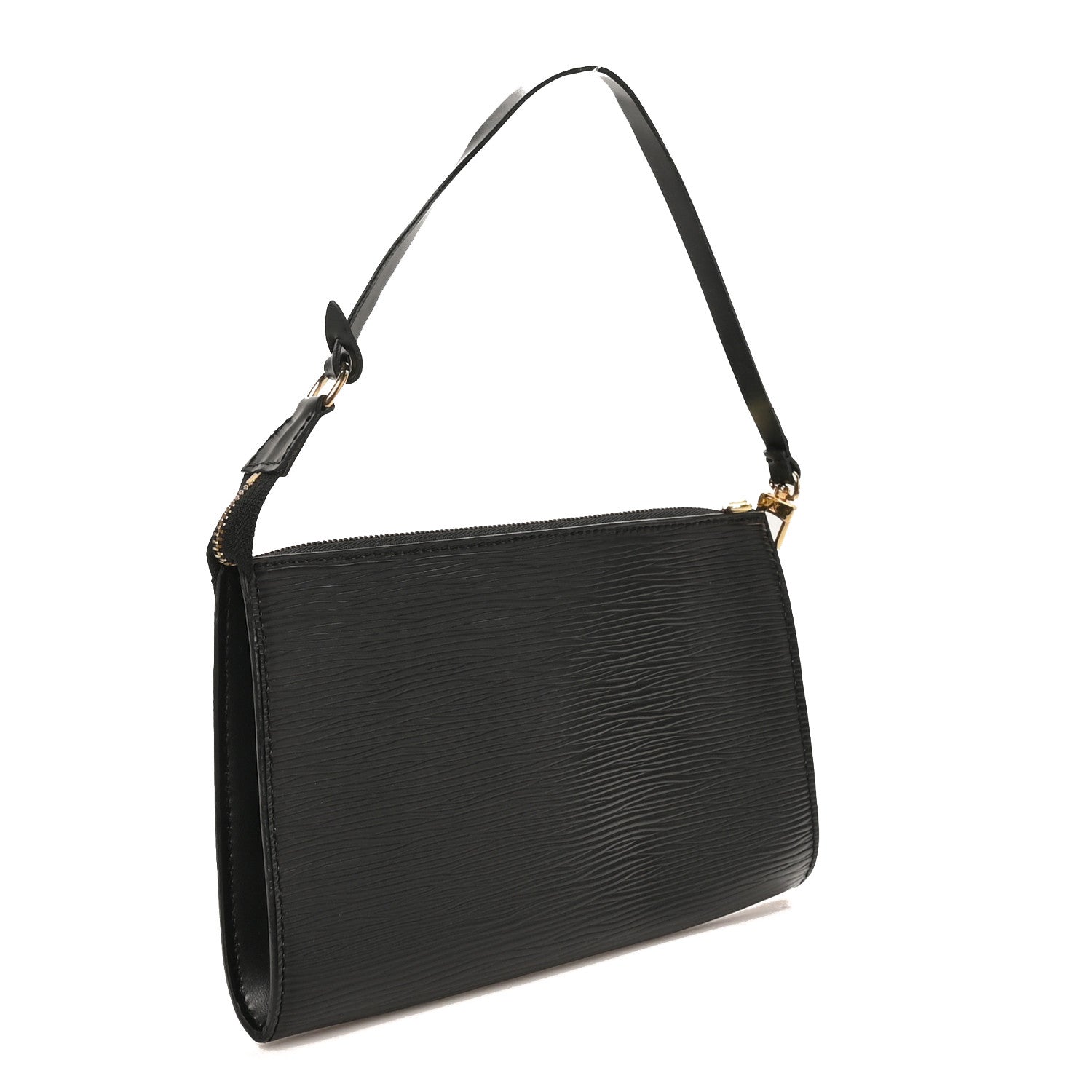 Louis Vuitton Epi Pochette Accessories 24 Black 3 of 9
