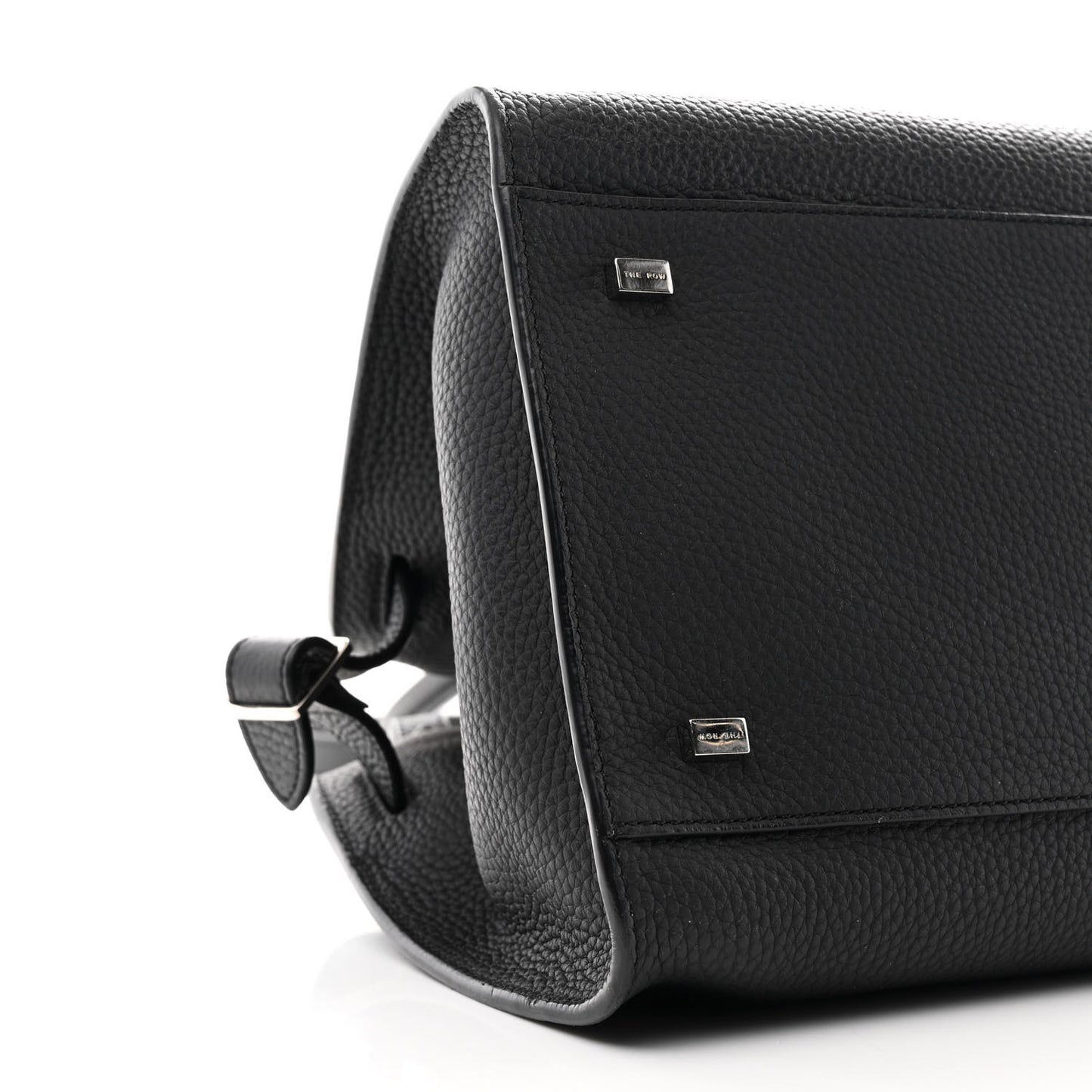 Matte Grained Calfskin Soft Margaux 12 Black