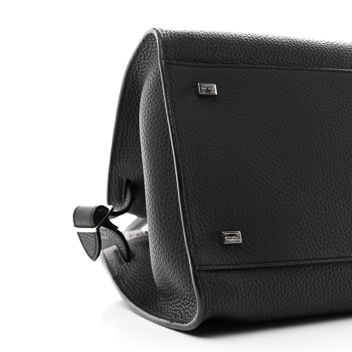 The Row Matte Grained Calfskin Soft Margaux 12 Black 8 of 12