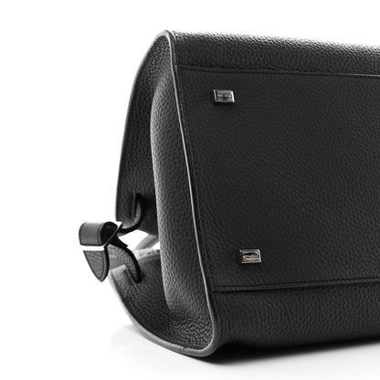 The Row Matte Grained Calfskin Soft Margaux 12 Black 8 of 12