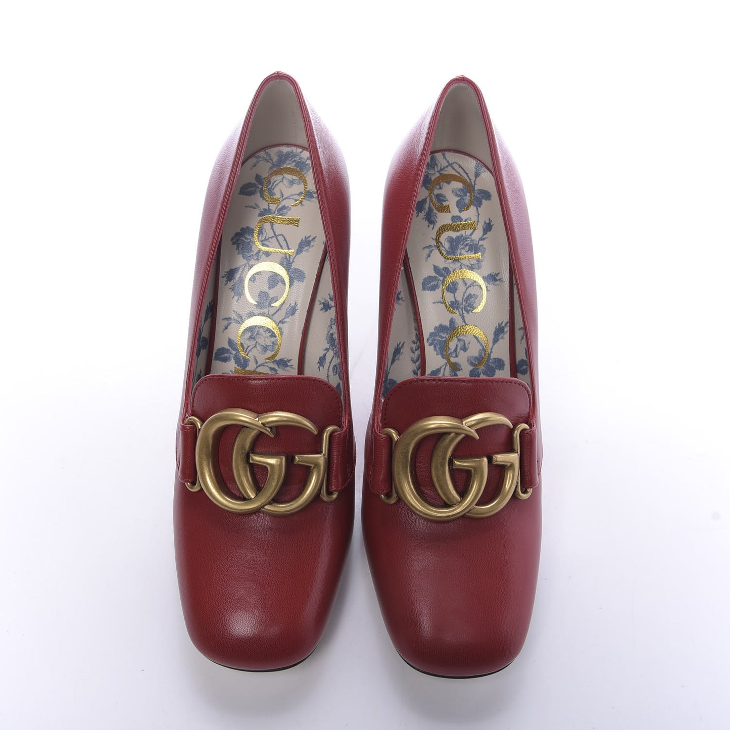 Malaga Kid GG Victoire 95mm Loafer Pumps 36 Hibiscus Red