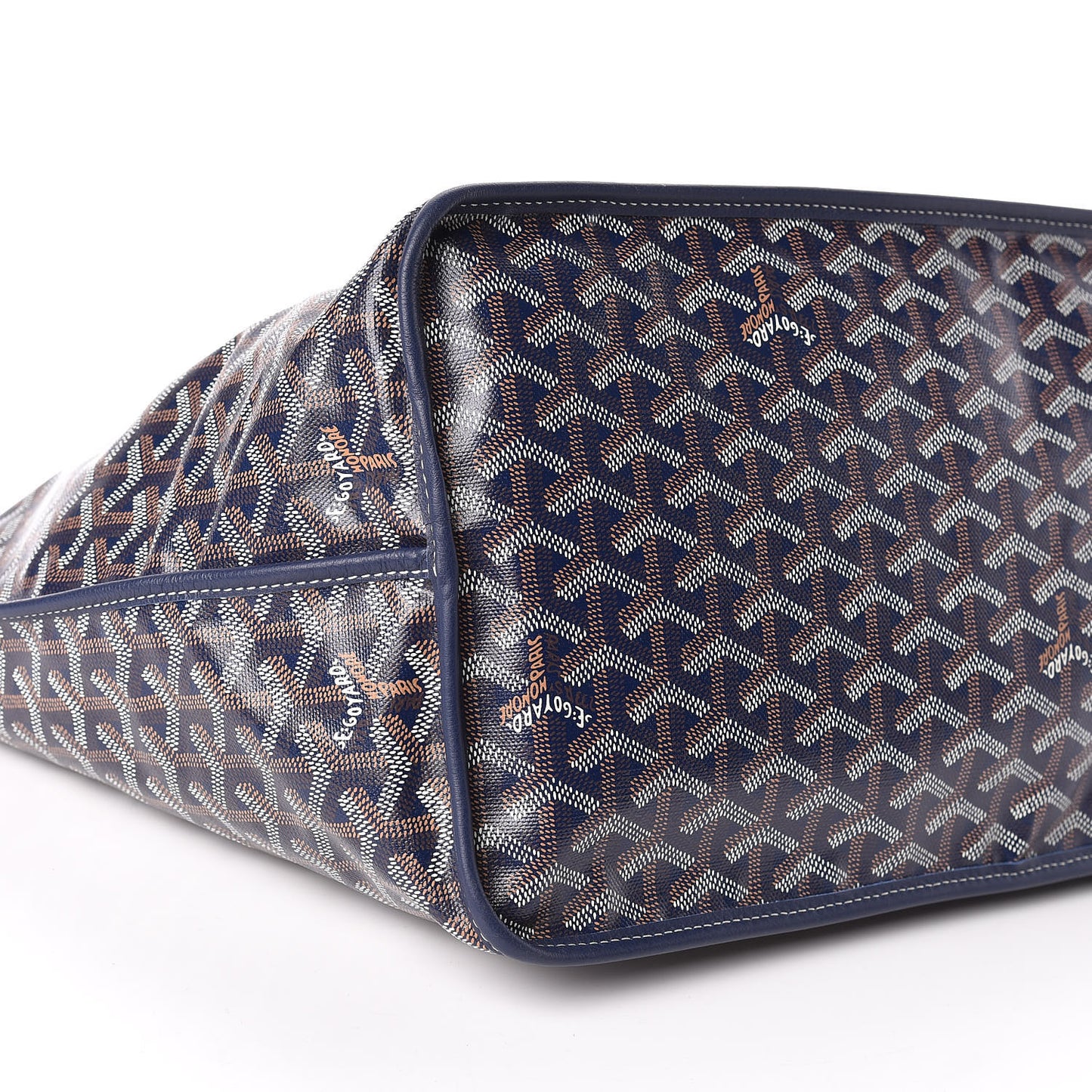 Goyardine Reversible Anjou GM Navy