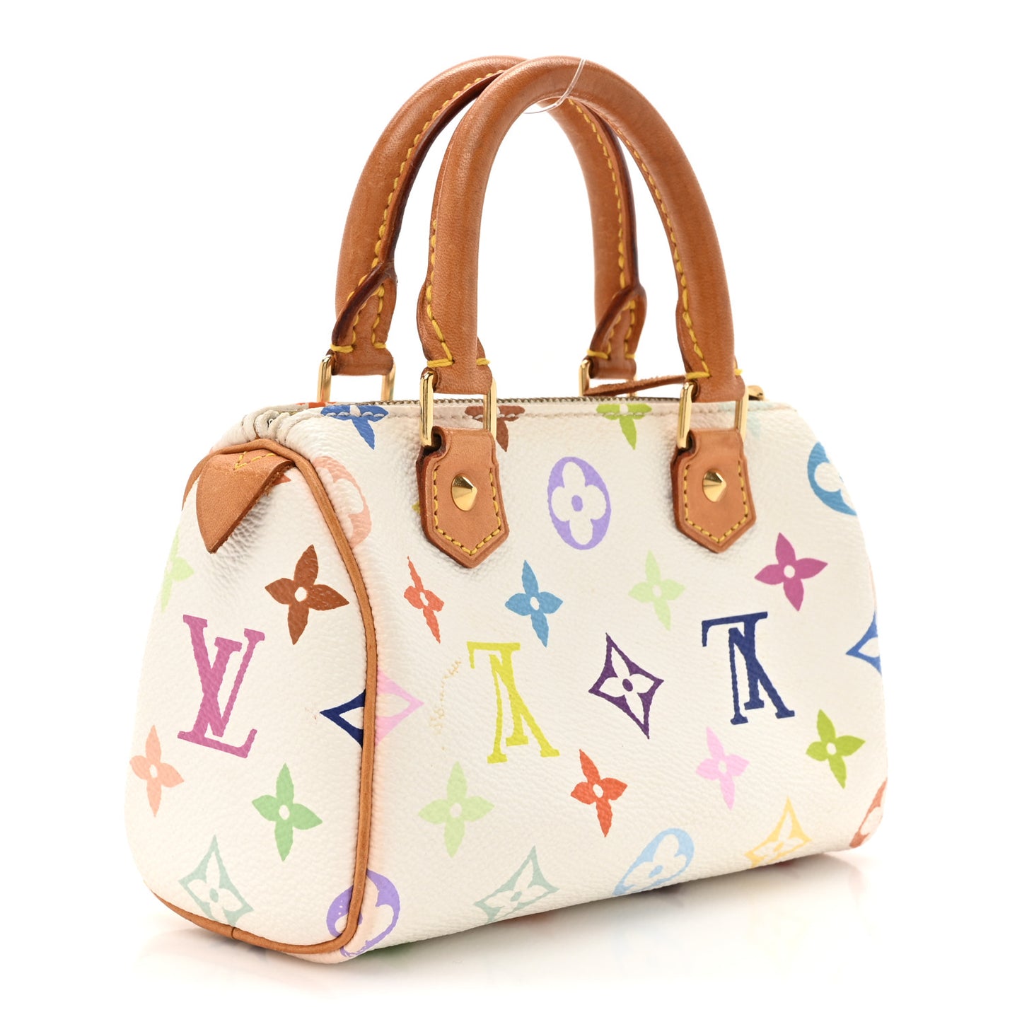 Monogram Multicolor Mini Sac HL Speedy White