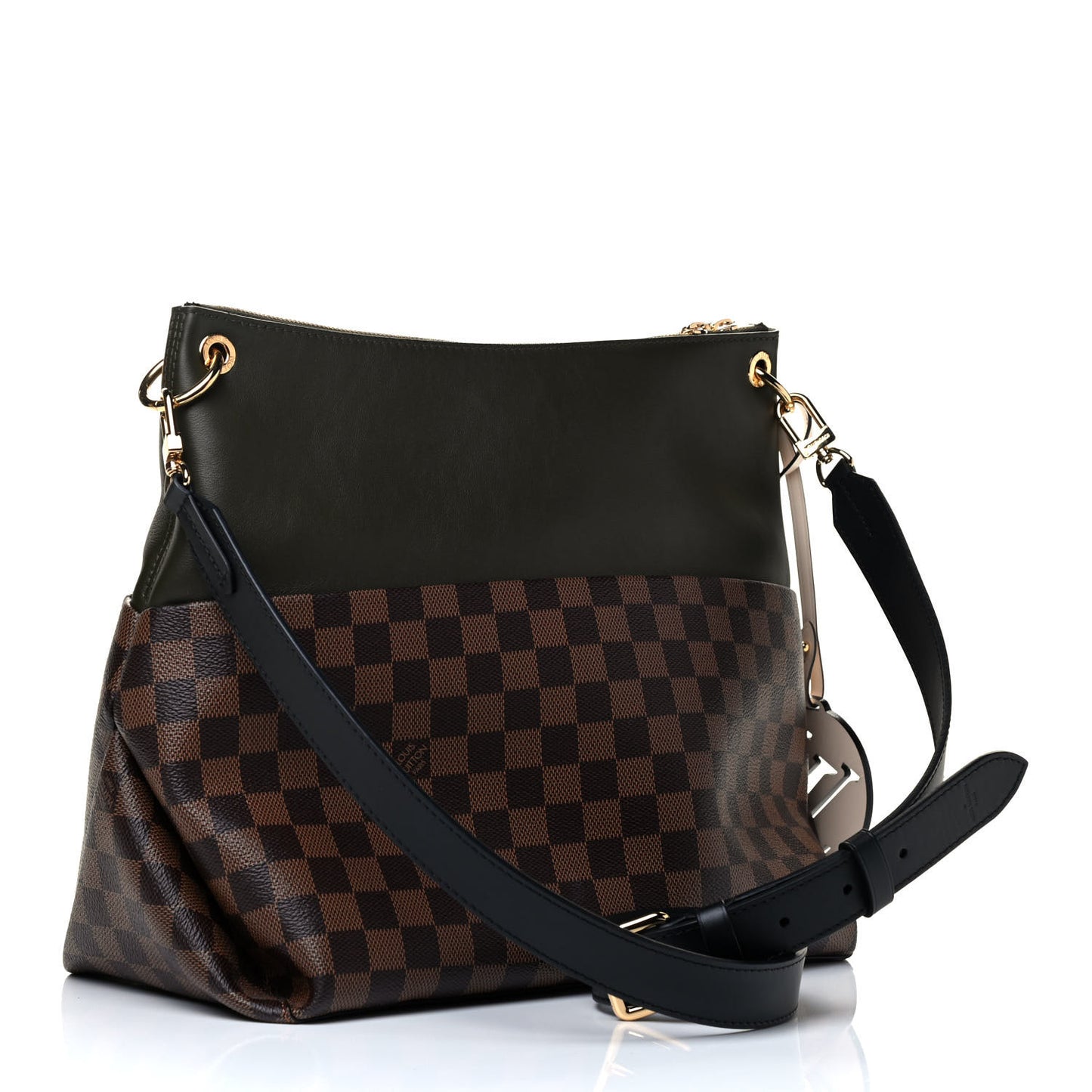 Damier Ebene Calfskin Maida Khaki